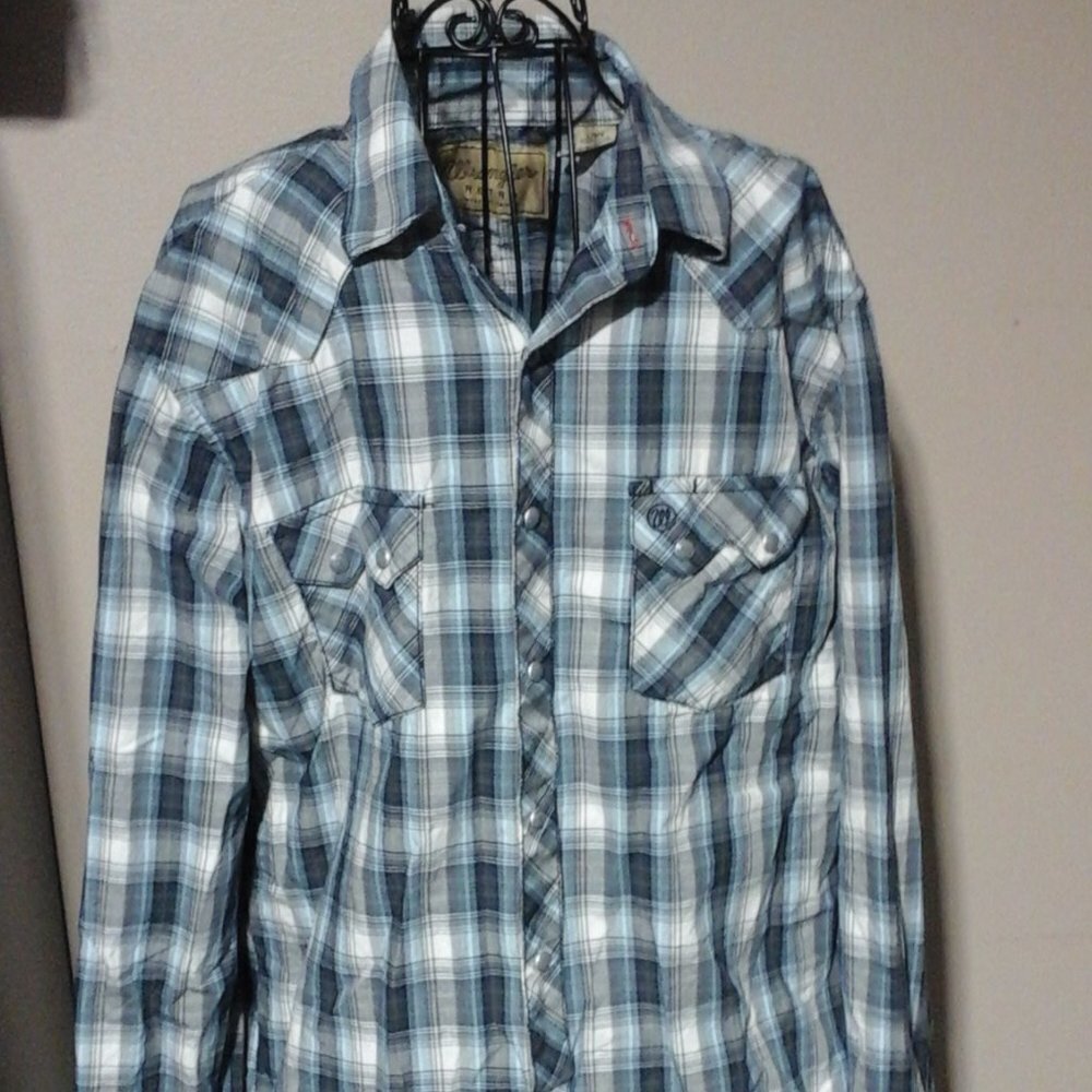 Men’s wrangling long sleeve shirt - Picture 1 of 7